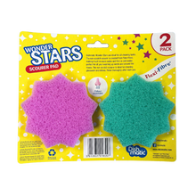 Load image into Gallery viewer, Dishmatic Wonder Stars Scourer Pad 2 Pack