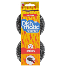 Load image into Gallery viewer, Dishmatic Scrubbee Refills 2 Pack
