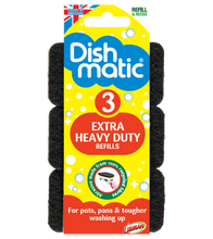 Load image into Gallery viewer, Dishmatic Extra Heavy Duty Refills 3 Pack